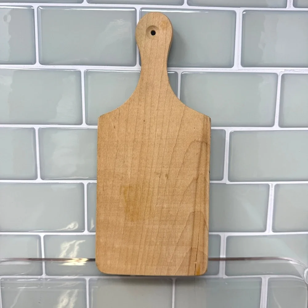 Vintage WASCO Wisconsin Wood Cheese Board 